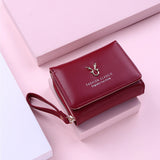 Antler Decoration Women's Wallet New Fashion Short Coin Purse Card Holder Small Ladies Wallet Female Hasp Mini Clutch