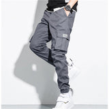 Men'S Cargo Techwear Sweatpants Streetwear Trousers For Men Jogging Oversize Sports Pants Clothing Joggers Spring Summer Thin